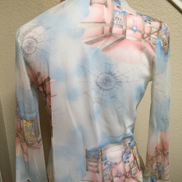 *LAST CHANCE* Retro/1970-80 Disco Style Buttondown - Picture 3 of 4